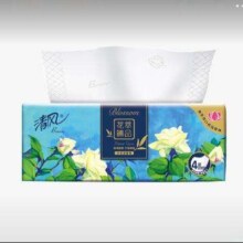 Plus会员:清风 抽纸花萃臻品4层压花纸巾 4层80抽18包S码整箱*3件