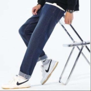 真维斯（JEANSWEST）男士牛仔裤 深牛仔蓝 纯色*2件