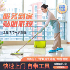 家政保洁服务 全屋打扫上门清洁服务 日常保洁 深度保洁 日常保洁3小时 咨询客服