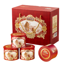 PLUS会员：三只松鼠国葵罐装瓜子220g*4罐*3件