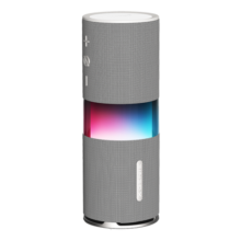 艾克斯精灵（XGENIE）未来精灵Sound随声筒 天猫精灵出品  AI大模型便携智能音箱 超长续航 两台建立组合立体声黎明灰
