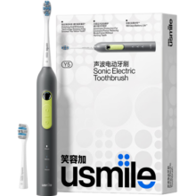 usmile 笑容加电动牙刷 男士声波自动牙刷 情侣礼物送男友 亮白能量刷 Y5越野灰