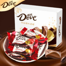 京东百亿补贴：德芙（Dove）巧克力 丝滑牛奶盒装15粒 盒装 67.5g