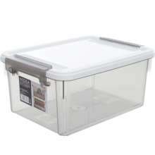 禧天龙（Citylong）塑料透明收纳盒整理箱玩具有盖储物箱家用浴室化妆品药品收纳盒子 透明收纳盒3个装39.9元 (券后省20,月销2000+)