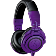 铁三角（Audio-technica）ATH-M50X 头戴式专业全封闭监听音乐HIFI耳机 紫色1499元