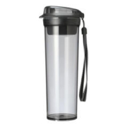 特百惠 晶彩MAX塑料杯 高级灰600ML