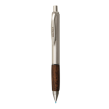 三菱（uni）按动中性笔 橡木笔握商务学生办公签字笔UMN-515（替芯UMR-85N）0.5mm 粗杆深木色 黑芯41.8元