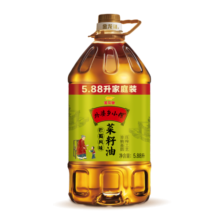 金龙鱼 食用油 非转基因 压榨 外婆乡小榨巴蜀风味菜籽油5.88L