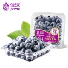 再降价、27日0点：joyvio 佳沃 云南当季蓝莓 大果 18mm+ 6盒装 约125g/盒