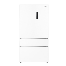 美的（Midea）冰箱560法式多门60cm超薄534升白色四门嵌入式冰箱大容量家用智能无霜除菌一级变频底部散热电冰箱