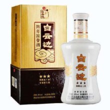 白云边 金三星陈酿 浓香型白酒  45度 500ml 单瓶装