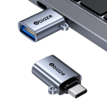 毕亚兹 Type-C转接头 USB3.0安卓手机OTG数据转换头线 苹果15华为iPad平板接U盘读卡器键鼠车载连接器