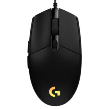 罗技（G） G102二代游戏鼠标 RGB鼠标 吃鸡鼠标 绝地求生 轻量设计小手男女生鼠标 G102二代黑色