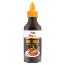 妙多 mida's 黑胡椒酱 黑椒汁牛排意面烤肉酱汁 280g*3