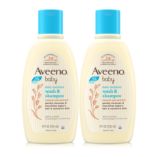 艾惟诺（Aveeno）艾维诺婴儿每日倍护洗发沐浴露236ml*2 儿童洗护二合一双支装