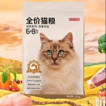 京东京造 鲜肉无谷 益生菌 全价猫粮 10kg