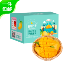 20点开始：Mr.Seafood 京鲜生 海南金煌芒果 9斤装单果200g起