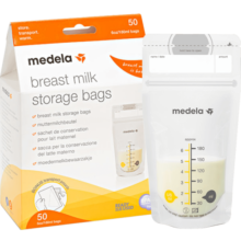 美德乐（Medela）储奶袋存奶袋母乳储存保鲜一次性奶袋180ml*50片/盒