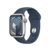 京东百亿补贴：Apple Watch Series 9 智能手表GPS款45毫米银色铝金属表壳