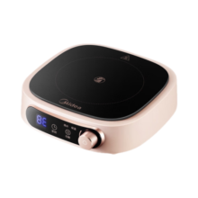 美的（Midea）电陶炉煮茶 养生电磁炉 小巧家用电陶茶炉围炉煮茶不挑壶加热炉 迷你煮茶炉 裸配款无水壶 HW10W1-002