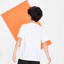 巴拉巴拉 夏季儿童短袖T恤运动童装男大童打底衫字母撞色清爽
