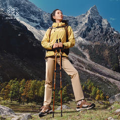 KOLON SPORT 可隆可调控温加热棉服女户外戈尔防水