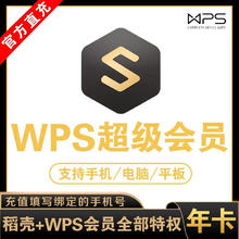 WPS 金山软件 超级会员 基础版 年卡98元