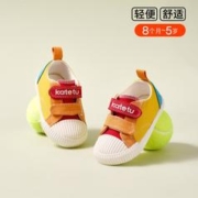 CRTARTU 卡特兔 帆布鞋女童板鞋儿童室内鞋饼干软底机能鞋男童休闲布鞋