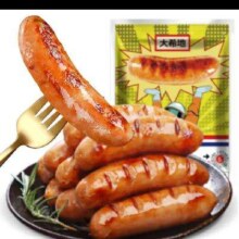 plus会员：大希地火山石烤肠 肉肠1016g/20根 *5件+凑单品1件