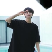 @港仔文艺男纯棉白色短袖t恤