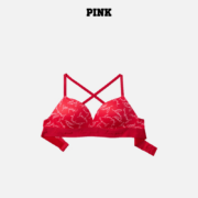 维多利亚的秘密/Victoric's Secret PINK Logo下围无钢圈 舒适文胸 5UNC红色/LOGO 11199791 款式任选