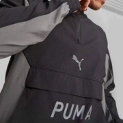 Puma 彪马 男士立领半拉链梭织防风运动夹克