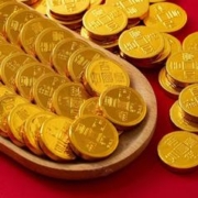 weiziyuan 味滋源 金币巧克力婚庆结婚喜糖过年小零食 金币巧克力 袋装 1000