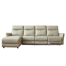 全友家居 沙发 电动功能沙发 现代简约大小户型沙发客厅家具102909A 正向电动皮沙发(扶1+1+1+转)