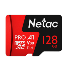 朗科（Netac）128GB TF（MicroSD）存储卡 A1 U3 V30 4K 高度耐用行车记录仪&监控摄像头内存卡 读速100MB/s52.9元 (月销1w+)