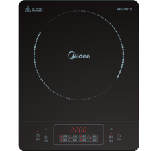 美的（Midea）爆炒电磁炉智能一体家用2200W大功率电火锅防水触控面板大火力电池炉 【三锅推荐丨汤锅+32cm精铁炒锅+双层蒸锅】