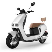 绿源72V32A智能电动摩托车S30-S 2000W液冷电机极速 S30智速版 光纤白