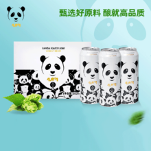 再降价：熊猫肆零肆 精酿啤酒 麦芽浓度10°  500ml*12听