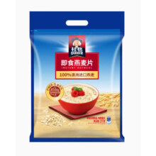 京东百亿补贴、plus：桂格（QUAKER） 桂格早餐谷物 膳食纤维 即食燕麦片2000g*1袋