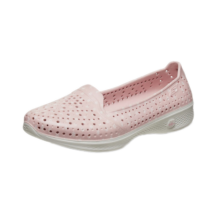 斯凯奇（SKECHERS）一脚蹬镂女士洞洞鞋14697 粉色/白色/PKW 40