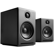 声擎（Audioengine）A2+ Wireless 高级桌面式蓝牙音箱 绸缎黑
