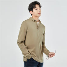 GIORDANO 佐丹奴 Polo男装厚实纯棉磨毛纯色长袖POLO 90012781