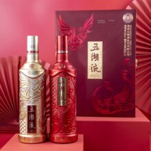 宜宾五粮液总厂出品，五湖液·鸾凤和鸣 52度浓香型白酒500mL*2瓶 礼盒装