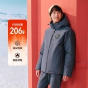 Skechers 斯凯奇 男款梭织短款连帽运动羽绒服L423M120 三色