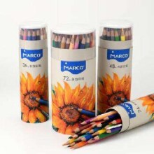 MARCO 马可 油性彩色铅笔 36支装