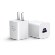 华为原装冰糖全能氮化镓充电器（Max 40W）标准版单头 兼容适配苹果iPhone15ProMax手机 USB-C/A融合口