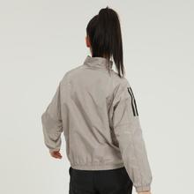 10点开始：adidas 阿迪达斯 女子梭织连帽短外套 HF0000