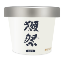 獭祭Dassai 柚子味冰淇淋 80g*24杯箱装 日本进口 鲜牛乳酒粕雪糕