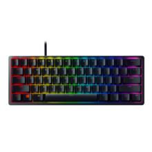 雷蛇 雷蛇（Razer）猎魂光蛛v2幻彩机械游戏有线RGB电脑键盘吃鸡战争机器多颜色 雷云3 迷你版-线性光轴-黑色(60%布局 PBT 幻彩)
