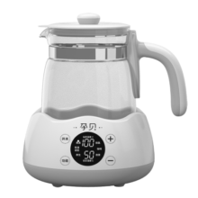 孕贝恒温水壶婴儿调奶器1.3L大容量冲奶器家用玻璃电热水壶养生壶
